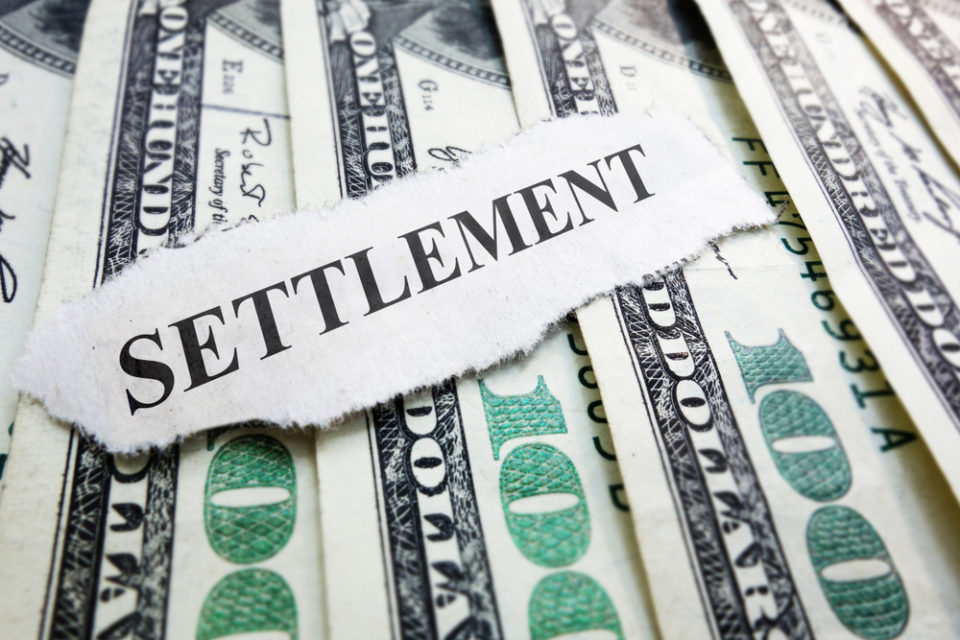 LITIGATION – SETTLEMENT ON MONEY Subrogation Settlement
