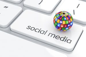 Social Media on Keyboard
