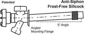 Anti-Siphon Frost Free Sillcock