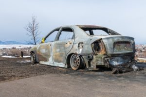 Marshall Wildfire Colorado Burnt Car