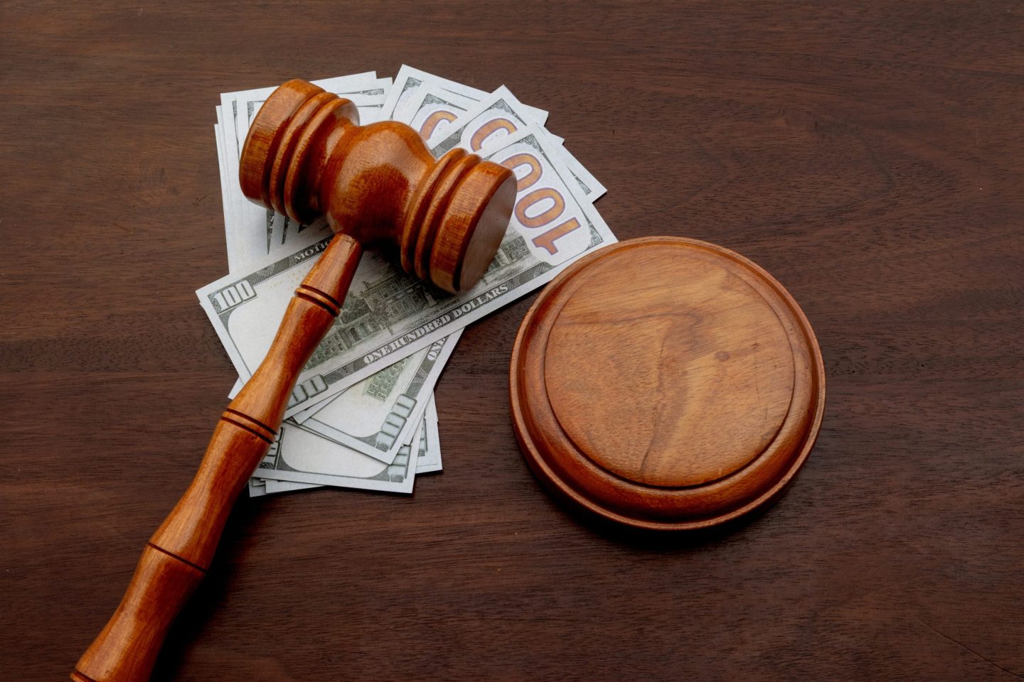 A,Striking,Image,Of,A,Wooden,Gavel,Set,Atop,A